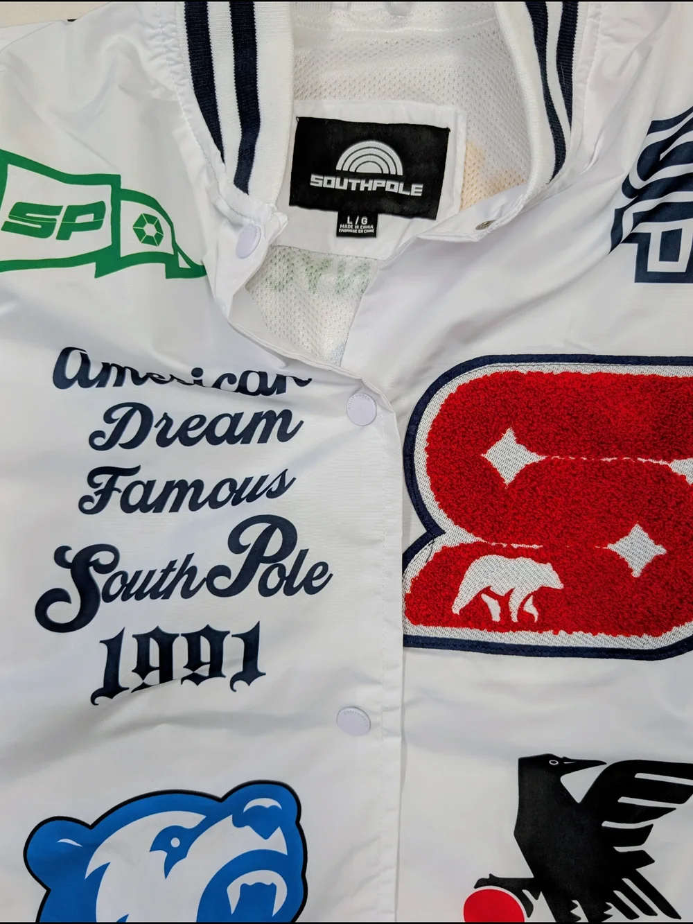 South Pole white varsity